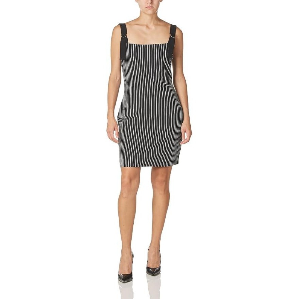 BCBGeneration Women's Modern Striped D-Ring Bodycon Dress